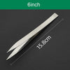 6 inch Thickened Stainless Steel Clamping AA Tweezers Gold And Silver Ring And Bracelet Soldering Tool