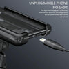 Car Air Outlet Rotatable Snap-on Base Mobile Phone Navigation Bracket(Black)