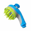 Pet Shower Brush with Hose Nozzle - Blue