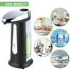 400ml Automatic Liquid Soap Dispenser Bathroom Kitchen Touchless Stainless Steel Smart Sensor Soap Dispenser