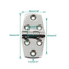 316 Stainless Steel Six-Hole Hinge, Specification: 38x76x4mm