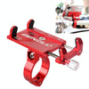 Motorcycle Handlebar Aluminum Alloy Phone Bracket(Red)