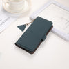 For Samsung Galaxy A26 5G Side-Magnetic TJ Genuine Leather RFID Phone Case(Green)
