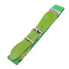 Kids Polyester + PU Leather Square Pin Buckle Adjustable Elastic Belt, Length:65cm(Green)