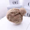 C0064 Hemp Pattern Children Knitted Beret Woolen Cap Autumn And Winter Warm Children Hat, Size: One Size(Brown)