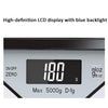 5kg/1g Kitchen Electronic Scale Coffee Scales Baking Food Scale Pallet Scale Pet Scale(Black Scale + Red Bowl)