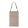 Litchi Texture Card Holder Mobile Phone Bag with Short Strap(Apricot)