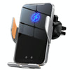 C9 Car Wireless Charger Phone Holder Infrared Auto-Clamping Metal Phone Mount Car Charger(Gray)
