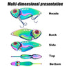 HENGJIA Metal VIB Micro-Bait Sequin Full Swimming Layer Fake Bait, Specification: 20g(Without Fish Scale)
