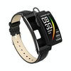 K7 1.14 inch TFT Screen Smart Call Bracelet, BT Call / Heart Rate / Blood Pressure / Blood Oxygen, Strap:Leather Strap(Black)