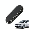 3D Temporary License Plate Removal Ornaments Anti-slip Base(Black)