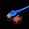 100 PCS Anpwoo Amp01 RJ45 Connector Modular Plug(Orange)