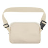 Nylon Waterproof Chest Bag Outdoor Sports Pocket Running Mobile Phone Bag(White)