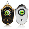 Halloween One-eyed Doorbell Glowing Horror Sound Decoration Pendant Black