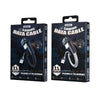 REMAX RC-177i Heymanba II 2.1A USB to 8 Pin 180 Degrees Elbow Zinc Alloy Braided Gaming Data Cable, Cable Length: 1m(Silver)