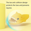 Shark Summer Couple Slippers Room EVA Cute Cartoon Sandals, Size: 42/43(Yellow)