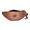 Creative Funny Anti-harassment Artificial Black Belly Shape Outdoor Bags, Multifunctional Portable Unisex Sports Belly Waist Bag