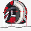 GXT Electric Vehicle Four Seasons Sun Protection & Windshield Double Lens Helmet, Size: M(Light Pink)