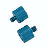 10 PCS Screw Adapter 3/8 Female to 1/4 Male  Screw(Blue)