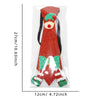 Christmas Children Cartoon Ties Holiday Party Performance Costume Props, Color: Red Snowman