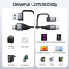 JOYROOM SA37-2T2 60W Multi-Function Series 4 in 1 Fast Charging Data Cable, Length:1.2m(Black)