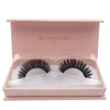 1 Pair Set 3D Mink Eyelashes Natural Thick False Eyelashes(#66)