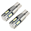 2 PCS T10 DC12V / 2.3W / 6000K / 180LM 10LEDs SMD-3030 Car Clearance Light, with Decoding
