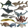 3 PCS Simulation Marine Animal Model Ornaments Flying Fish