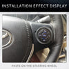 DQX-999A Multifunctional Steering Wheel Button Controller Car DVD Screen Wireless Remote Control (Black)