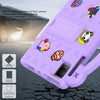 For TCL Tab 10 Gen2 10.36 2023 Handle Kickstand Children EVA Shockproof Tablet Case(Light Purple)