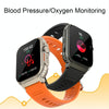 A70 1.96 Inch Health Monitoring Multifunctional IP68 Waterproof Bluetooth Call Smart Watch(Black Steel)