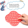 3 PCS Children Mathematical Logic Educational Toys Silicone Pressing Parent-Child Interactive Board Game(Gray)