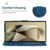 For Samsung Galaxy S25 Ultra 5G Skin Feel Geometric Lines Leather Phone Case(Blue)