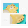 3 PCS Bathroom Playing Toys Baby Bathing Water Dolls On The Chain Swimming Bears And Lizards For Children(Yellow Lizard)