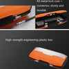 Portable Key Safe Box with Combination Lock - Orange