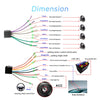 Single Spindle 6.9 inch MP5 With Knob Player Carplay Function Car MP4 Backup Camera, Specification: Standard+AHD Camera