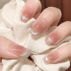 24pcs/box Handmade Nail Glitter Nail Jelly Glue Finished Patch, Color: BY1086(Wear Tool Bag)