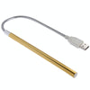 10-LED Portable Ultra Bright USB LED Light(Gold)