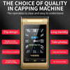 Dual-screen Flip Phone, 2.8 inch  + 2.4 inch, 5900mAh Battery, Support FM, SOS, GSM, Family Number, Big Keys, Dual SIM (Gold)