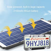 Solar License Plate Frame Wireless Transmission Reversing Camera Display