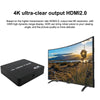 Uhd 4K Player Single-unit Advertising Machine Powered Up Automatically Plays Video PPT Horizontal and Vertical U Disk US(black)