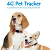 RF-V43 GPS Pet Tracker - 4G Waterproof Location Collar (Black)