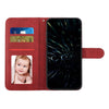 For Realme C75 / V60 Pro Stitching Calf Texture Buckle Leather Phone Case(Red)