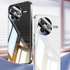 For Redmi K80 Electroplating Ice Crystal Airbag Full Coverage Shockproof Phone Case(Silver)