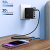 JOYROOM SA31-AL3 3A USB to 8 Pin Fast Charge Data Cable, Length: 1.2m(Black)