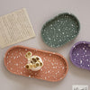 DIY Epoxy Oval Tray Dish Mold Silicone Mold for Flower Pot Base, Spec: 005