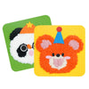 Montessori DIY Embroidery Board Kindergarten Children Cartoon Wool Stitching Material Kit, Style: Sunflower