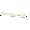 Long Traceless Wall Mounted Bathroom Slipper Rack Drainage Storage Shelf