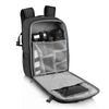 PULUZ 12W Solar Power Outdoor Portable Camera Dual Shoulders Backpack Laptop Bag (Black)