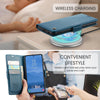 For Samsung Galaxy S25+ 5G CaseMe 023 Butterfly Buckle Litchi Texture RFID Anti-theft Leather Phone Case(Blue)